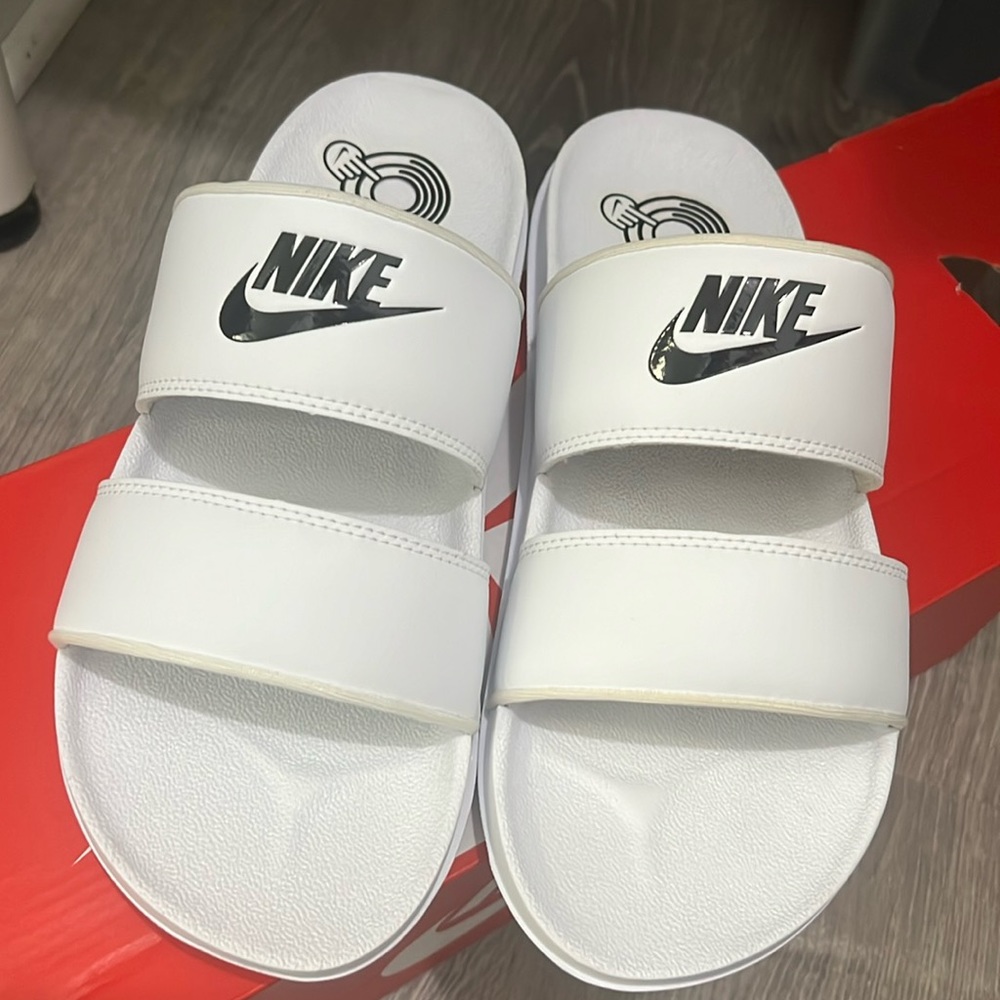 Nike White Slides White Nike Sandals